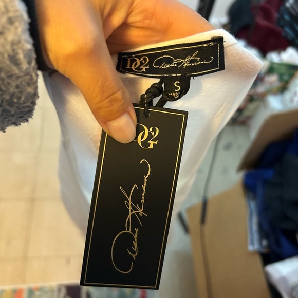 DG2 By Diane Gilman Classic White Layered Blouse - Picture 3 of 4